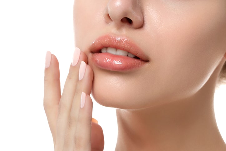 Woman for Lip Enhancement Treatment